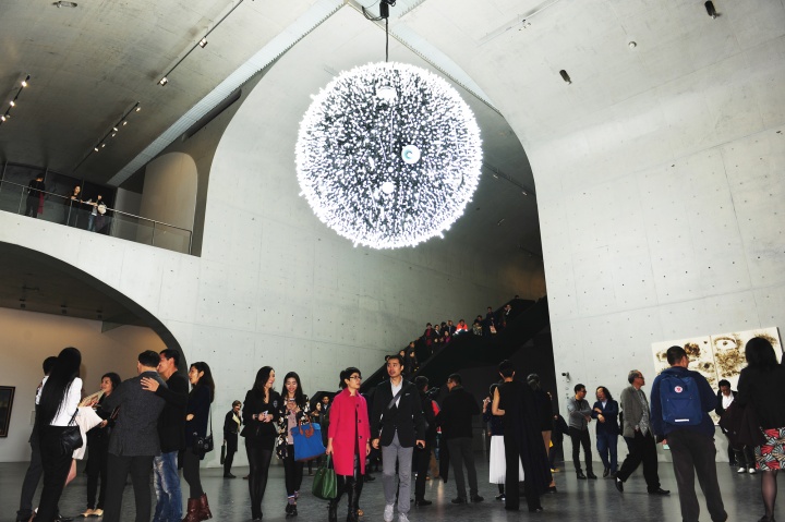 2014年3月28日，龍美術(shù)館（西岸館）開幕展“開今?借古”現(xiàn)場(chǎng)。
