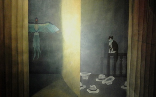 徐累《羈》 65×104cm 紙上重彩 1996
