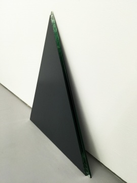 《無盡的副本》  68×68×1.5cm  鏡子  三個版本   2015
