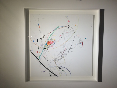 《我的空間-生長2015-2》 100×100cm 布面丙烯 2015
