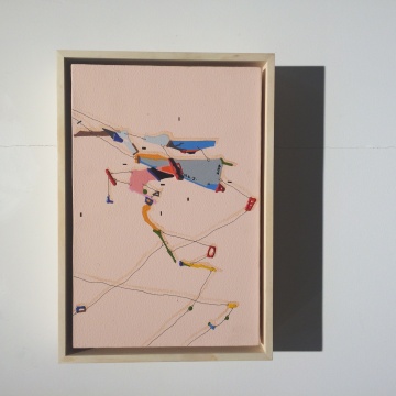 《我的空間-秋7號(hào)》 20×30cm 布面丙烯 2014