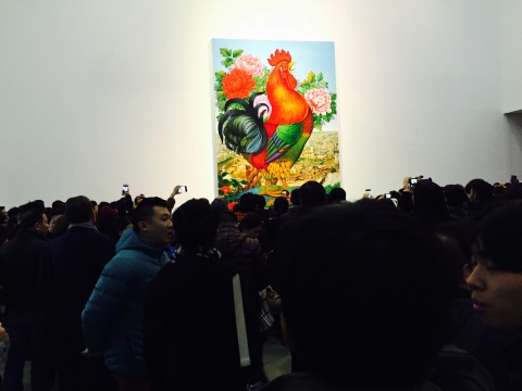開幕展廳水泄不通
