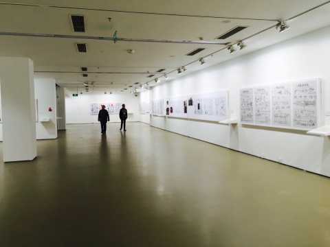 文獻(xiàn)手稿類作品可謂海量，《對畫/話——沒話找 話、兩地書》創(chuàng)作于1992-1998年間 

