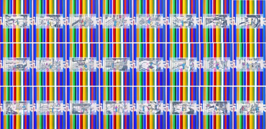 《典籍——朱子家訓(xùn)》 120×90cm×24 布面丙烯 2006

