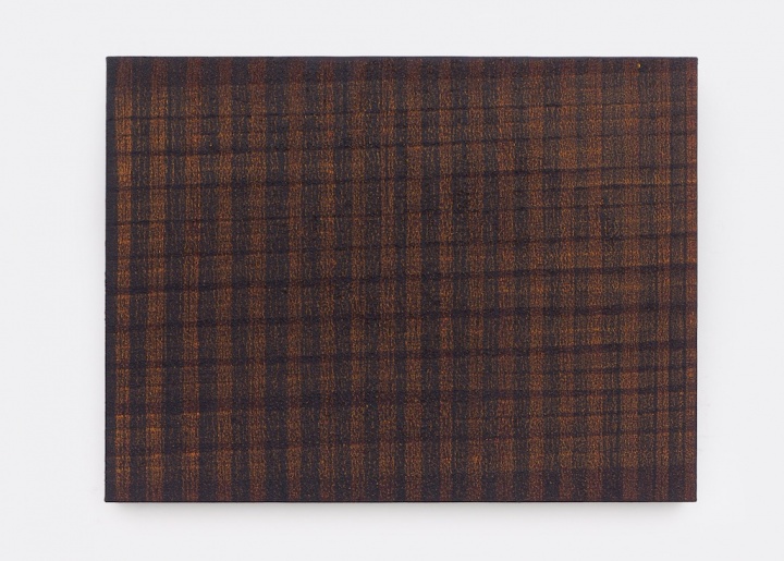 《相交－黃紫 2》 60×80cm 布面油畫 2015
