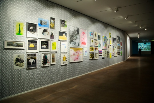 金鋒 《登山迷的圖像博物館》尺寸可變 紙本丙烯 2014-2015
