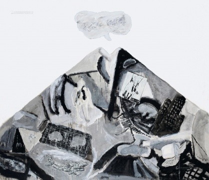 尚揚(yáng)《95大風(fēng)景—4》 170x200cm 布面油畫  1995   成交價(jià)：552萬元
