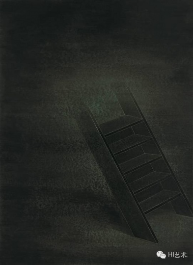 俞潔 《迷霧》113 x 89 cm 紙本丙烯 2015
