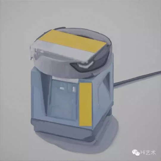 汪建偉 《另一個 No.7》布面丙烯、油畫 50 x 50 cm 2015
