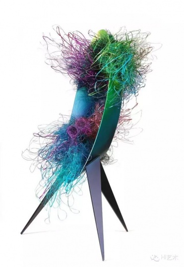 阿納.奎茲 《自序—蝕》165x160x250cm 不銹鋼、鋁合金 2015
