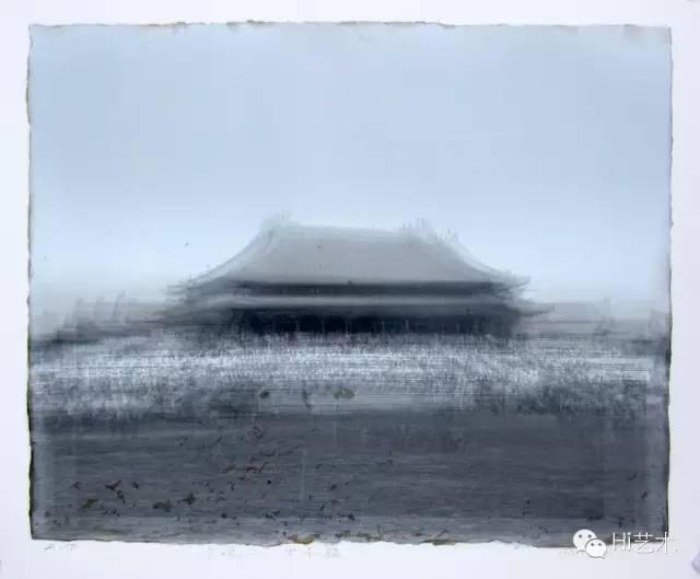 周吉榮 《太和殿》 60 x 75 cm 版畫綜合材料 2013
