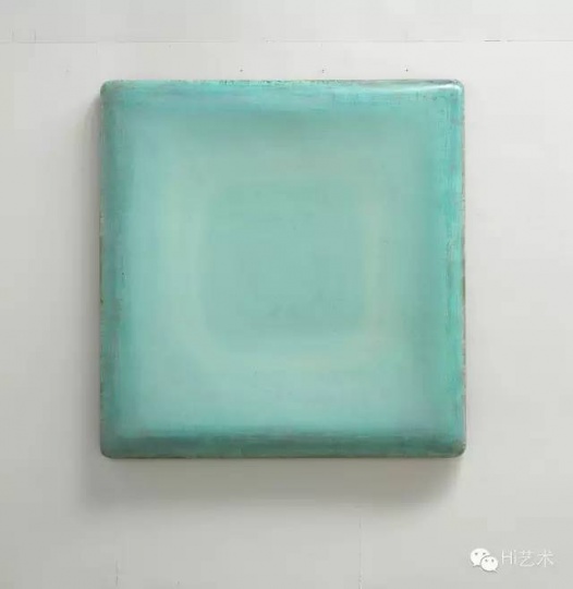 蘇笑柏《月明中》175x170x14 cm 油彩、漆、麻、Emulsion、木 2015
