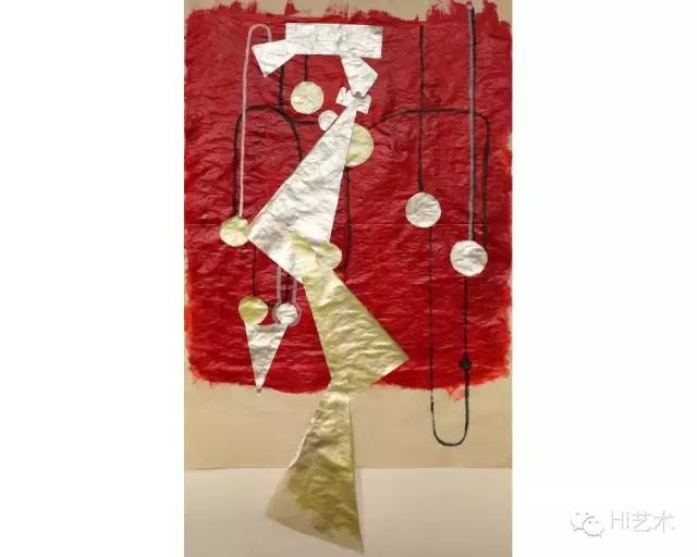 UMA《手稿》92x54 cm 紙上丙烯、綜合材料 2015
