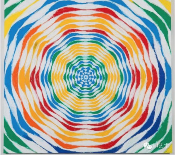HARMONY KORINE《Flink Circle》 162.6x177.8 cm 布面油畫 2015
