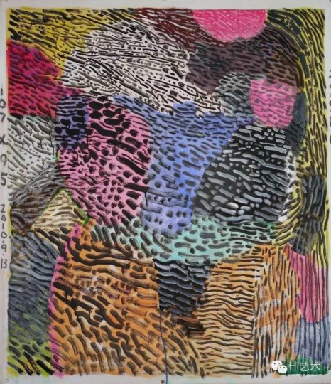 余友涵 《2010繪畫》 布上丙烯 107x95cm 2010
