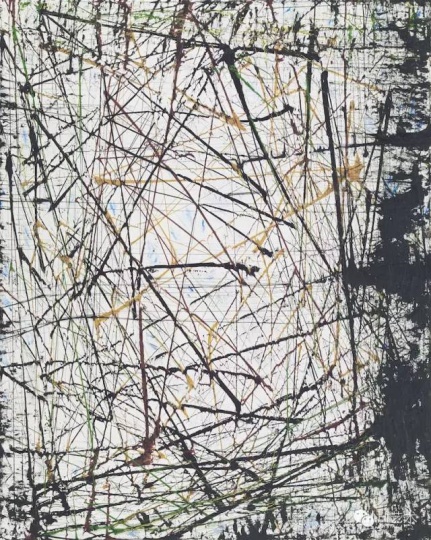 許東榮 《網(wǎng)3》100x80cm 2015
