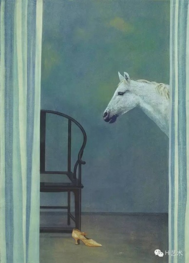 徐累 《白日夢》103x77cm 絲網(wǎng)版畫 2007
