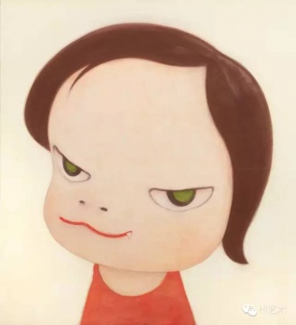 奈良美智《Sleepless Night (in the White Room)》120 x 110cm 布面丙烯 1999 估價(jià)：1000至1500萬(wàn)港元
