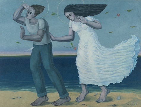 牟林童 《春天不可阻擋》 169×225cm  綜合繪畫 2014

