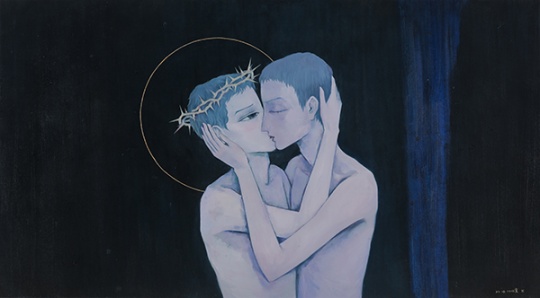 《完美之愛》 108×195cm 布面油畫 2014
