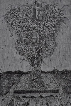 托邦 《海市蜃樓》 120×80cm 版畫  2010

