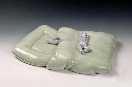 王爽 《一期一會No.5》 51×32cm×12cm 陶瓷 2013
