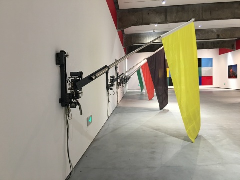 張培力作品現(xiàn)場
