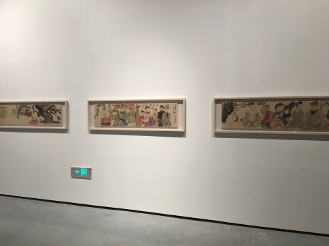 李津作品現(xiàn)場
