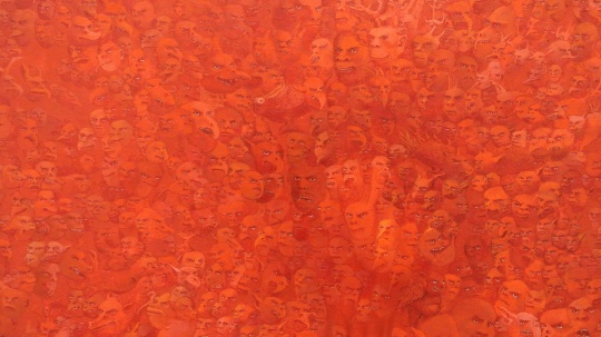 黃彥 《2013年8月15日-2013年12月25日》 100×100cm 布面油畫 2013 推薦人：彭鋒