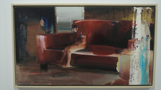 孟陽陽 《這不是一間房》 100×57cm 布面油畫 2014 推薦人：鐘飚
