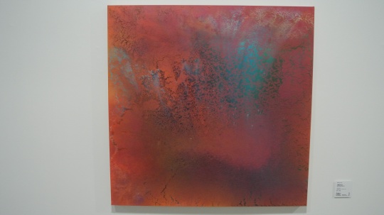 姜川 《小圖像系列之四》 100×100cm 布面丙烯 2014 推薦人：邵大箴
