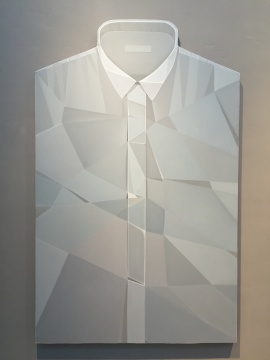 郭劍 《襯衣 (灰)》 210x130cm   布面油畫 2014

