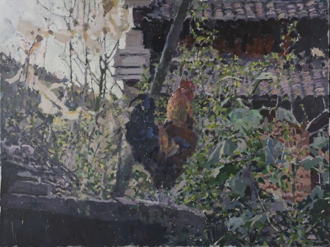 荀貴品 《等待X》 150x200cm 布面油畫 2013
