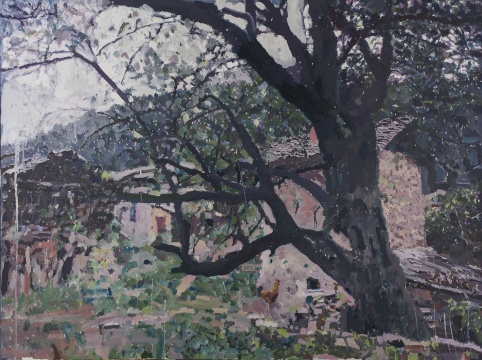 荀貴品 《相守》  150x200cm 布面油畫 2013
