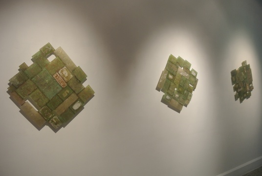《魂》 50×50cm×3 舊電路板 2015

