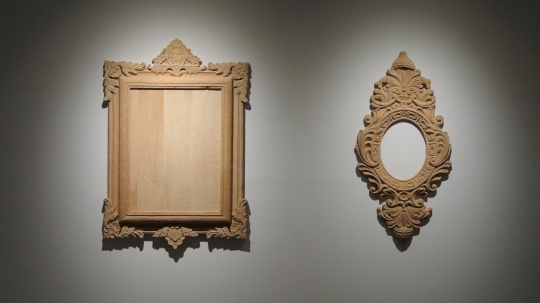 楊宏偉 《無物系列》 126×86×8cm，119×59×4cm  木制 2015
