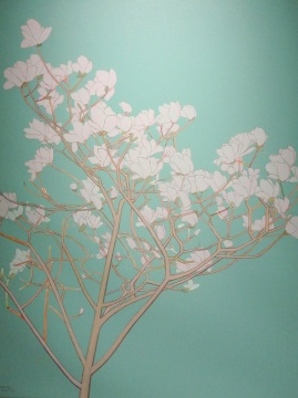 張暉 《玉蘭樹之四》 130×90cm 布面丙烯 2015
