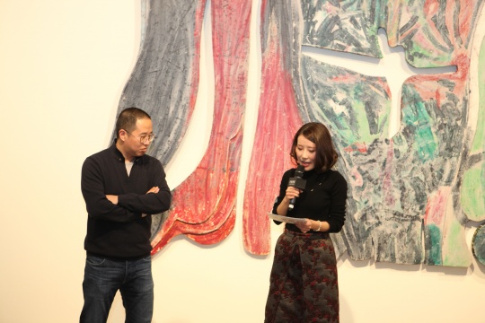 央美術(shù)館館長(zhǎng)Stella Wang致開幕辭

