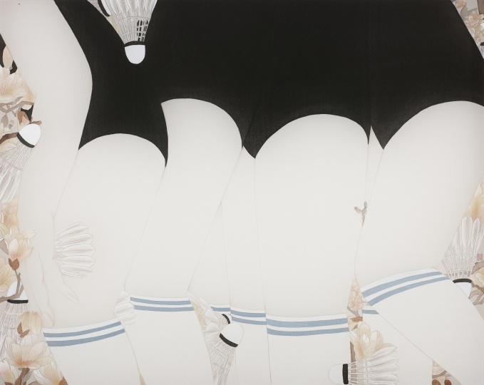 《安晚》 41×51cm 絹本設(shè)色 2015
