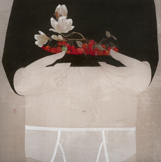 《倥傯》 35×35cm 絹本設(shè)色 2015
