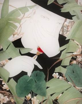 狄青 《春造》 50×40cm 絹本設(shè)色 2015
