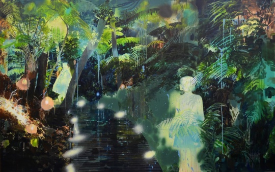 莫頔 《吹笛手》170×270cm 布面油畫(huà) 2015
