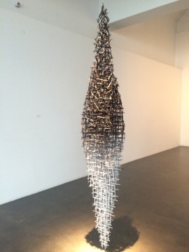 丁浩 《極》 50×50×240cm 竹 2015