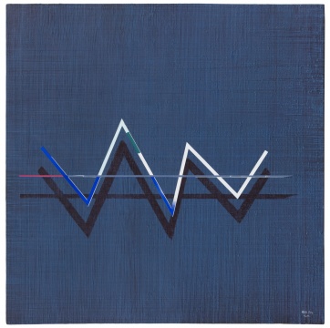 唐明偉 《平衡3b05》 120x120cm 布面綜合材料 2015
