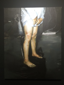 蔡龍飛 《片段-11》 80×100cm 布面油畫 2016
