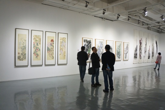 “齊物見心--當(dāng)代中國(guó)寫意花鳥畫七人展第二回”展覽現(xiàn)場(chǎng)
