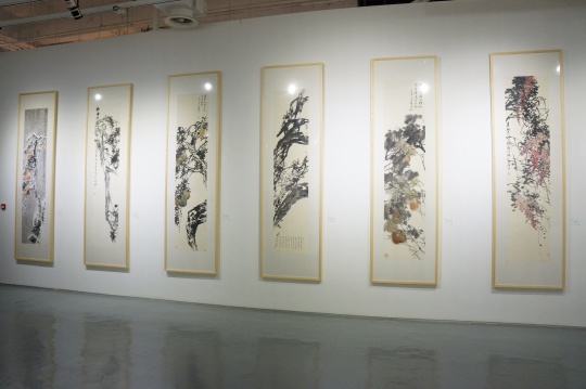 劉海勇作品 《二十四詩品》系列 241×53cm（單幅）  紙本水墨 2012
