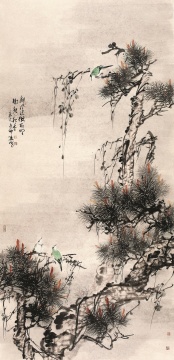 陰澍雨  《微雨野松香》270×145cm 紙本水墨 2011
