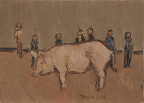 《右玉寫生》 25×35cm 布面油畫 2014
