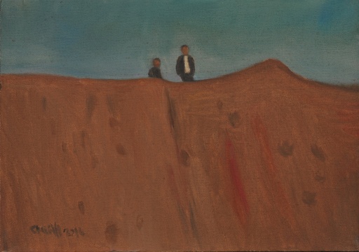 《右玉寫生》 35×50cm 布面油畫 2014
